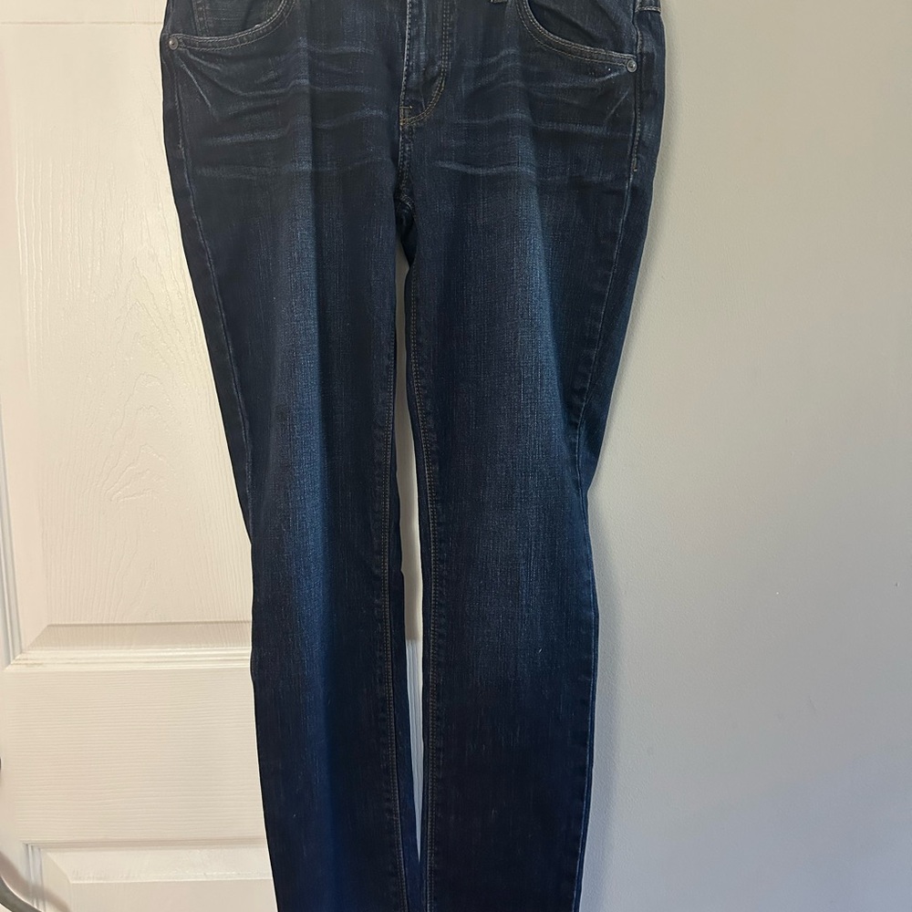 Free People Blue Skinny Jeans with Stretch